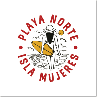 playa norte ilsa mujeres Posters and Art